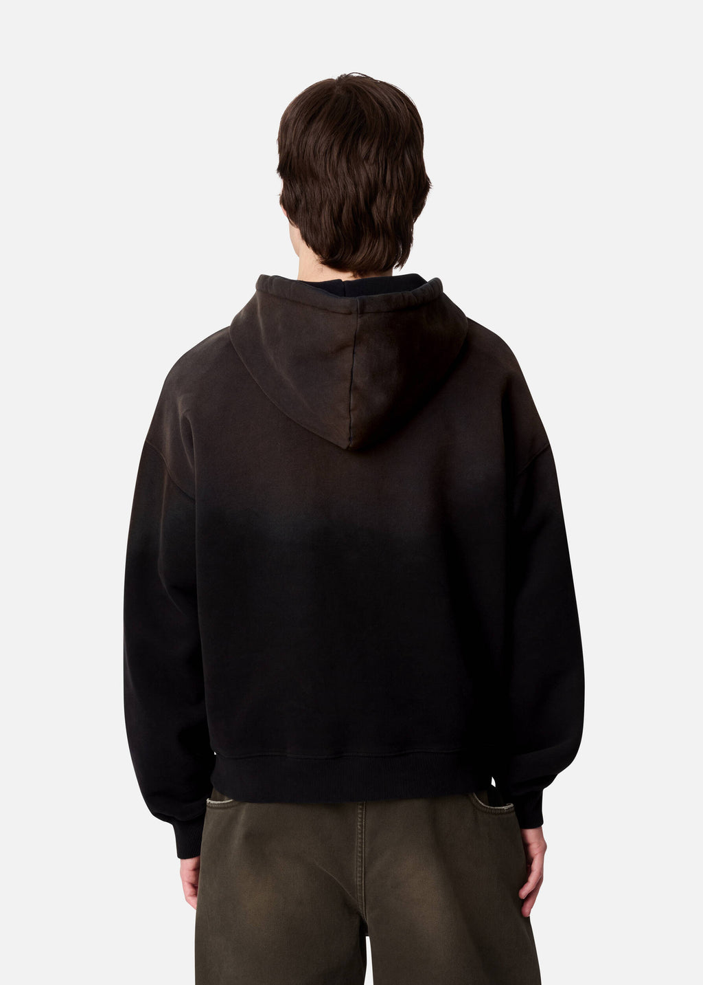 Gens Washed Hoodie - Black - image 3
