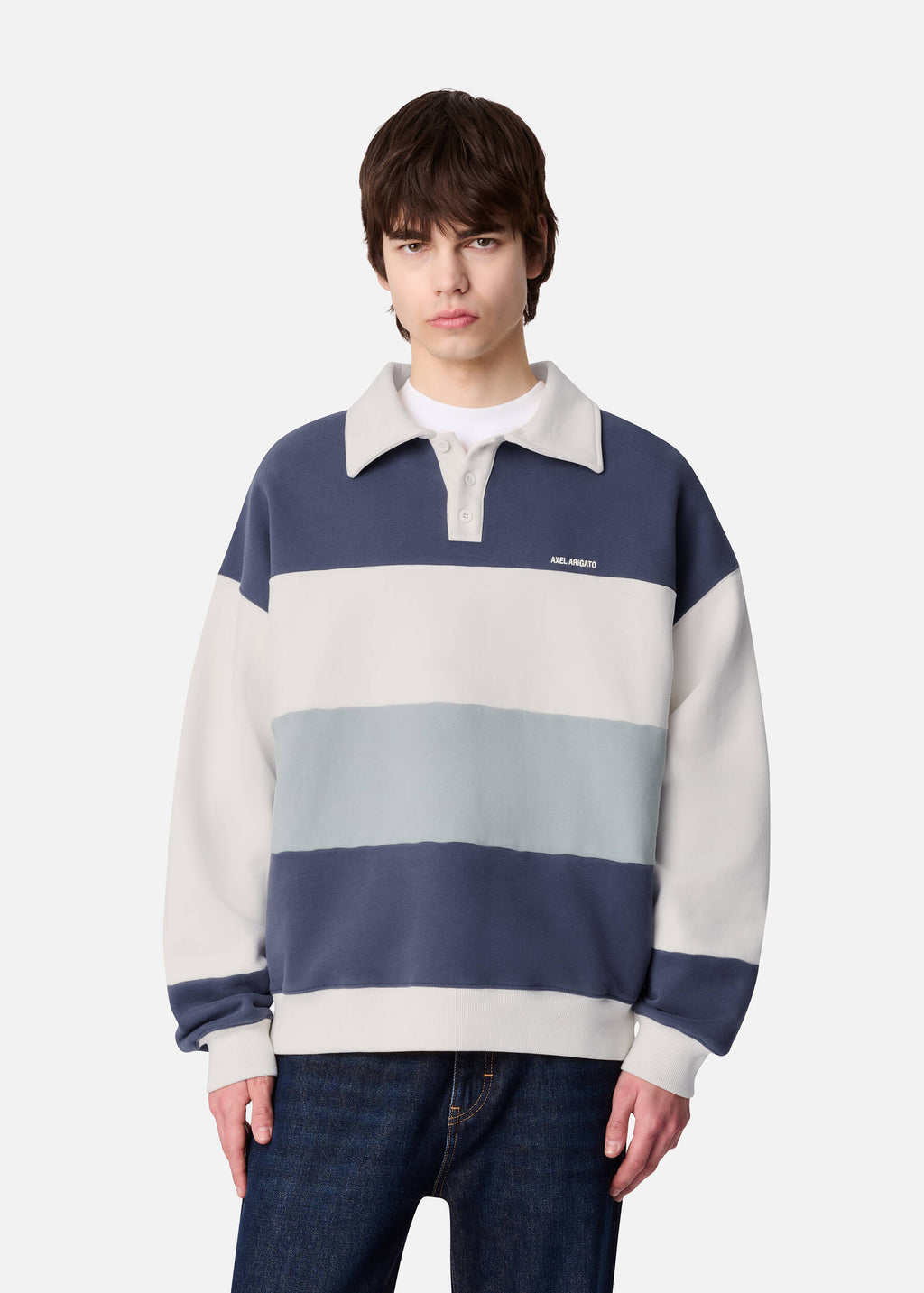 Anchor Polo Sweater - Blue - image 2