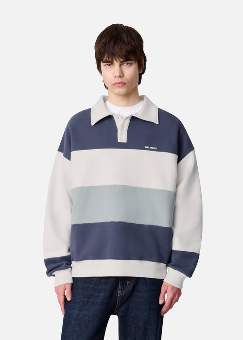 Anchor Polo Sweater - Blue - image 2