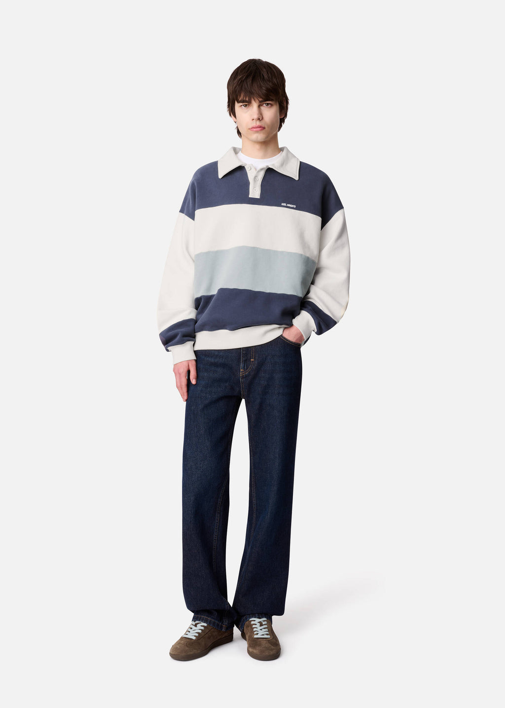 Anchor Polo Sweater - Blue - image 4