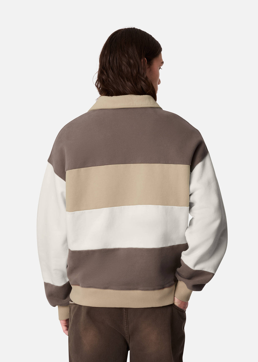 Anchor Polo Sweater - Brown - image 3
