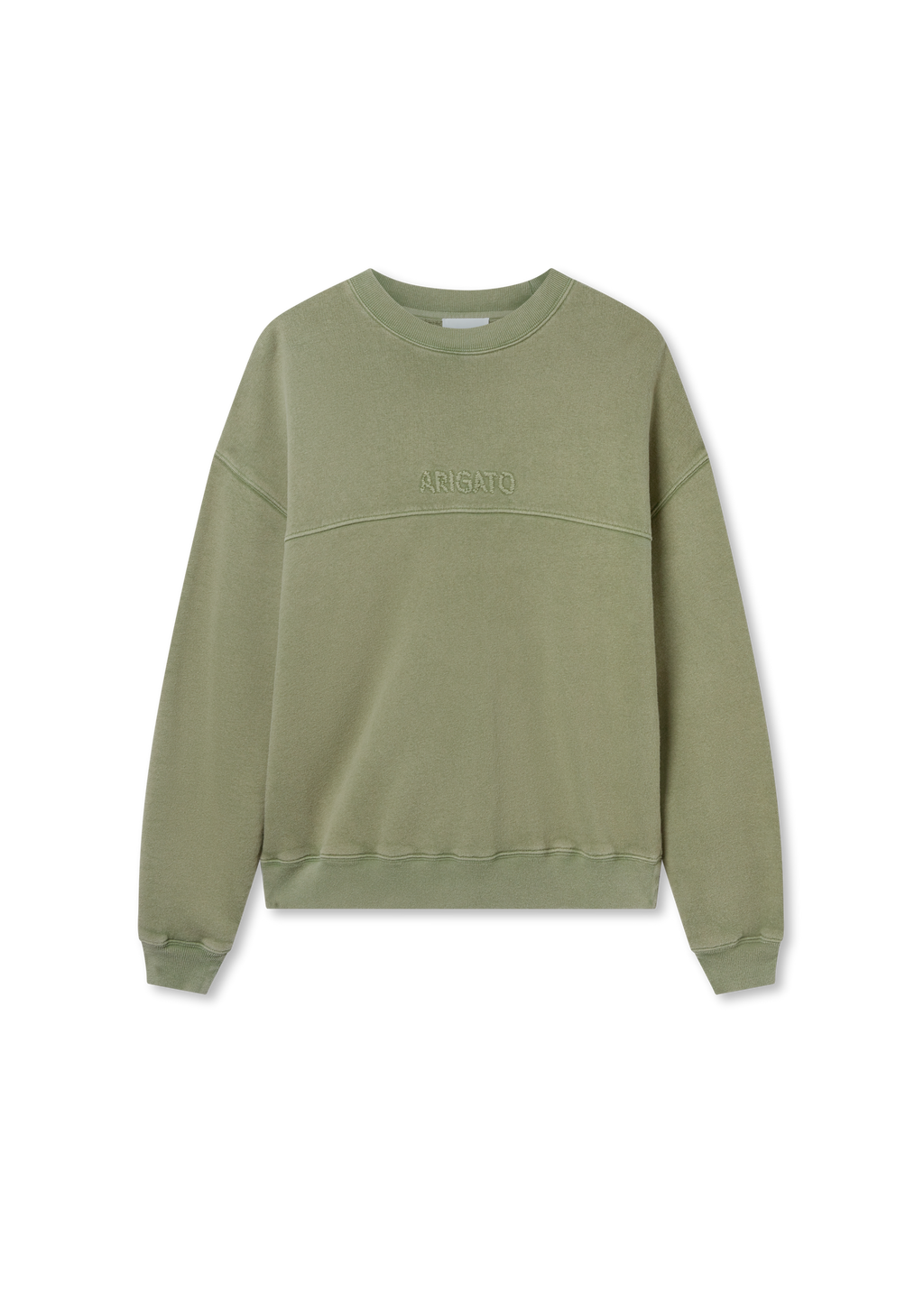 Gens Washed Sweatshirt - Olive Green - image 1