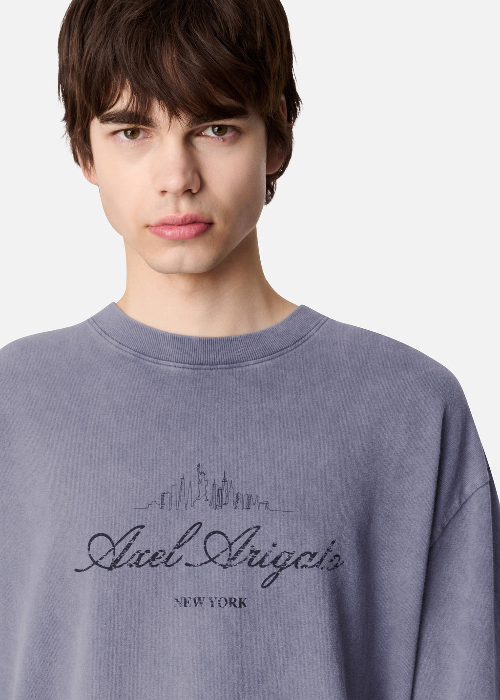 NYC Washed Sky T-Shirt - Smoke Grey - image 6