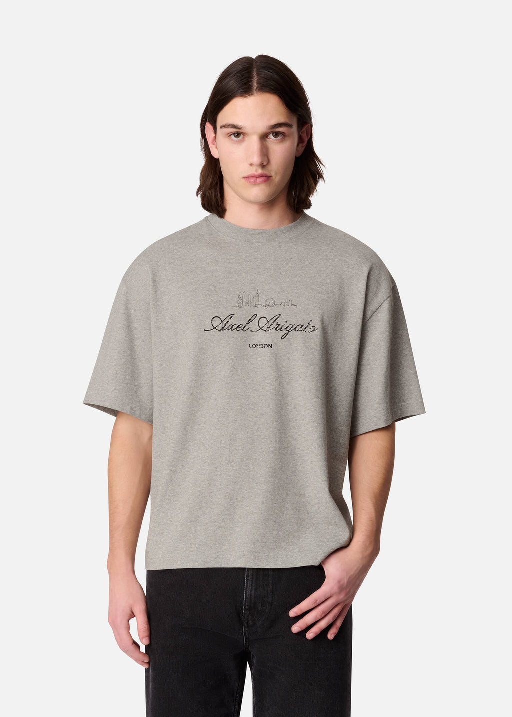 LDN Sky T-Shirt - Grey Melange - image 2