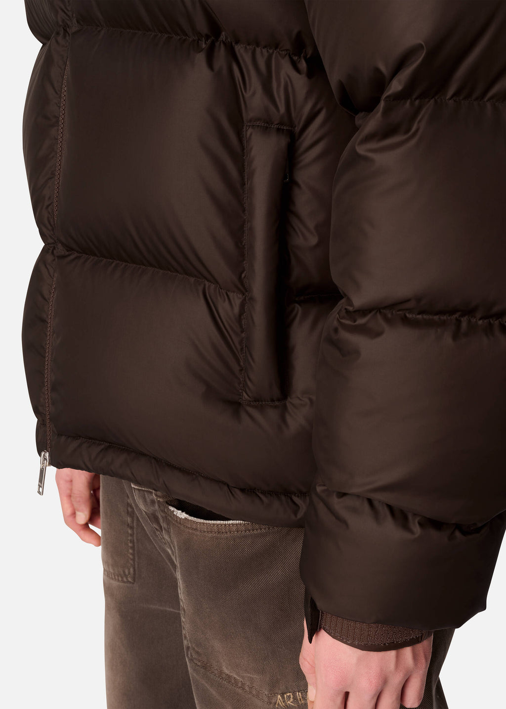 Observer Puffer Jacket - Dark Brown - image 9