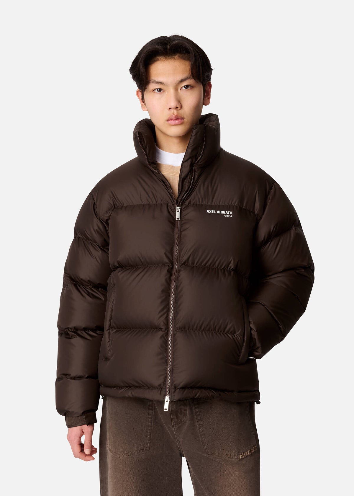 Observer Puffer Jacket - Dark Brown - image 2