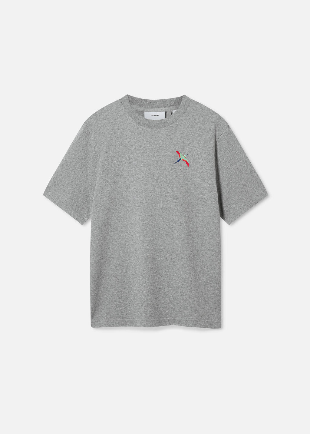 Bee Bird T-Shirt - Grey Melange - image 2