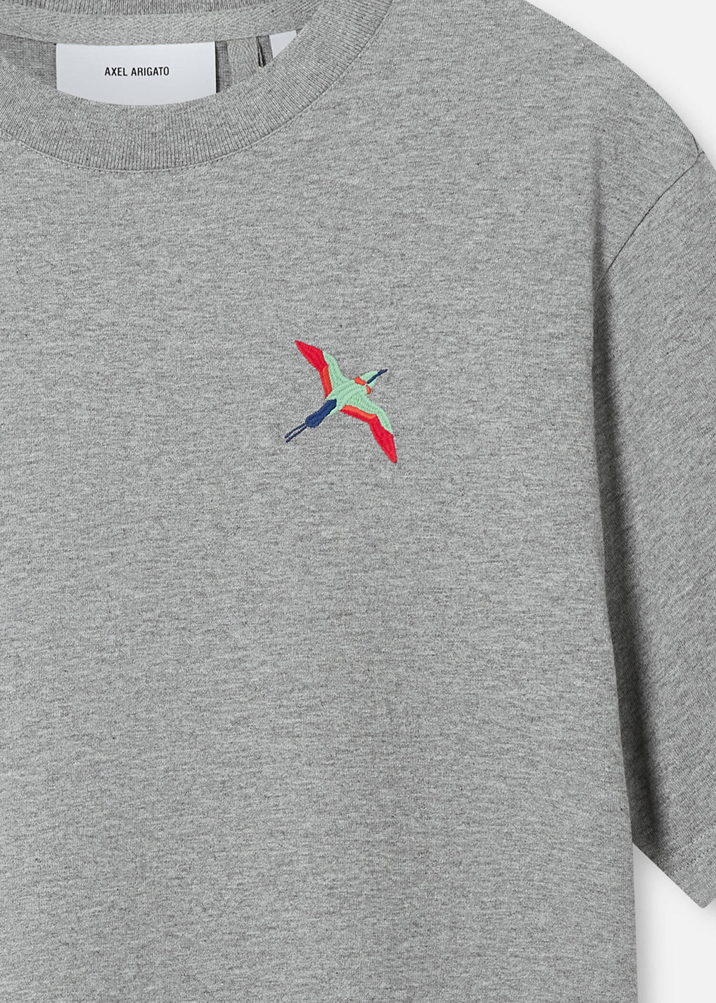 Bee Bird T-Shirt - Grey Melange - image 3