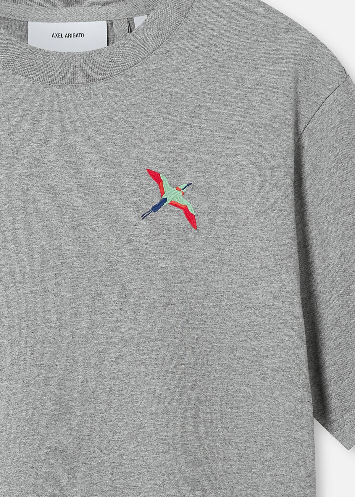 Bee Bird T-Shirt - Grey Melange - image 3
