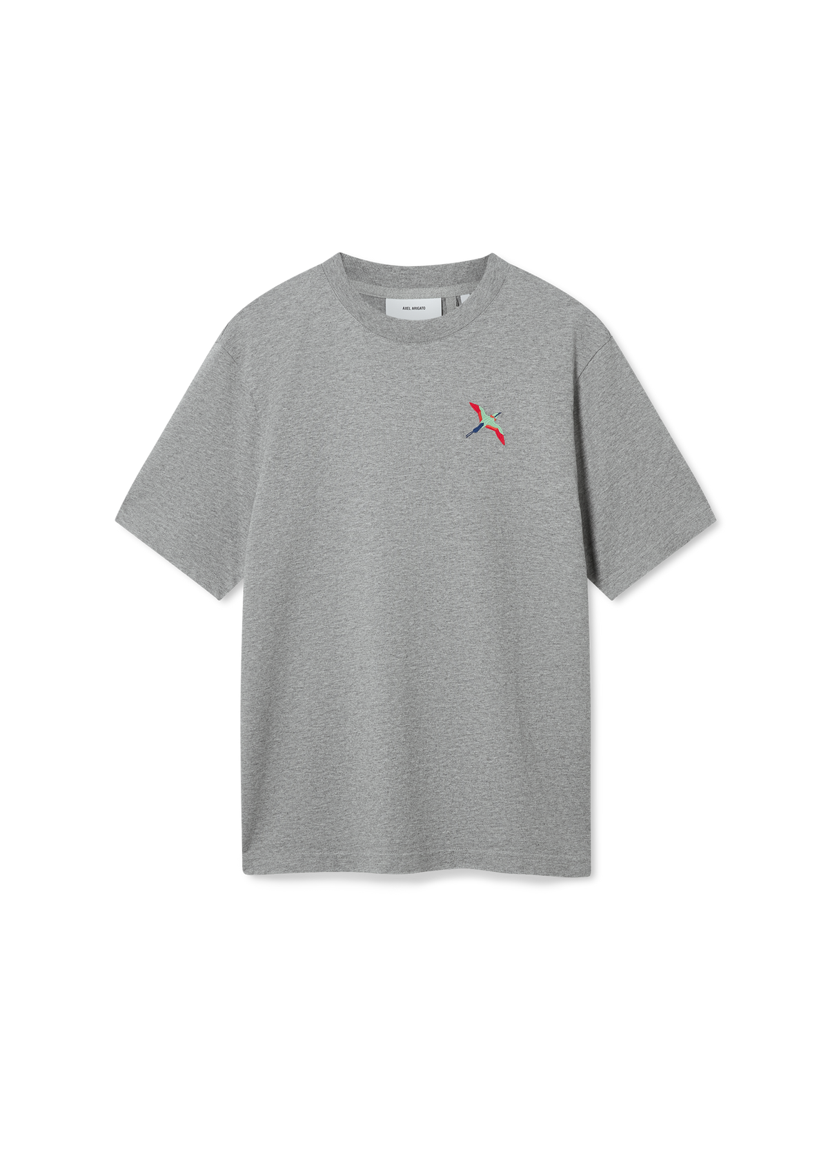 Bee Bird T-Shirt - Grey Melange - image 1