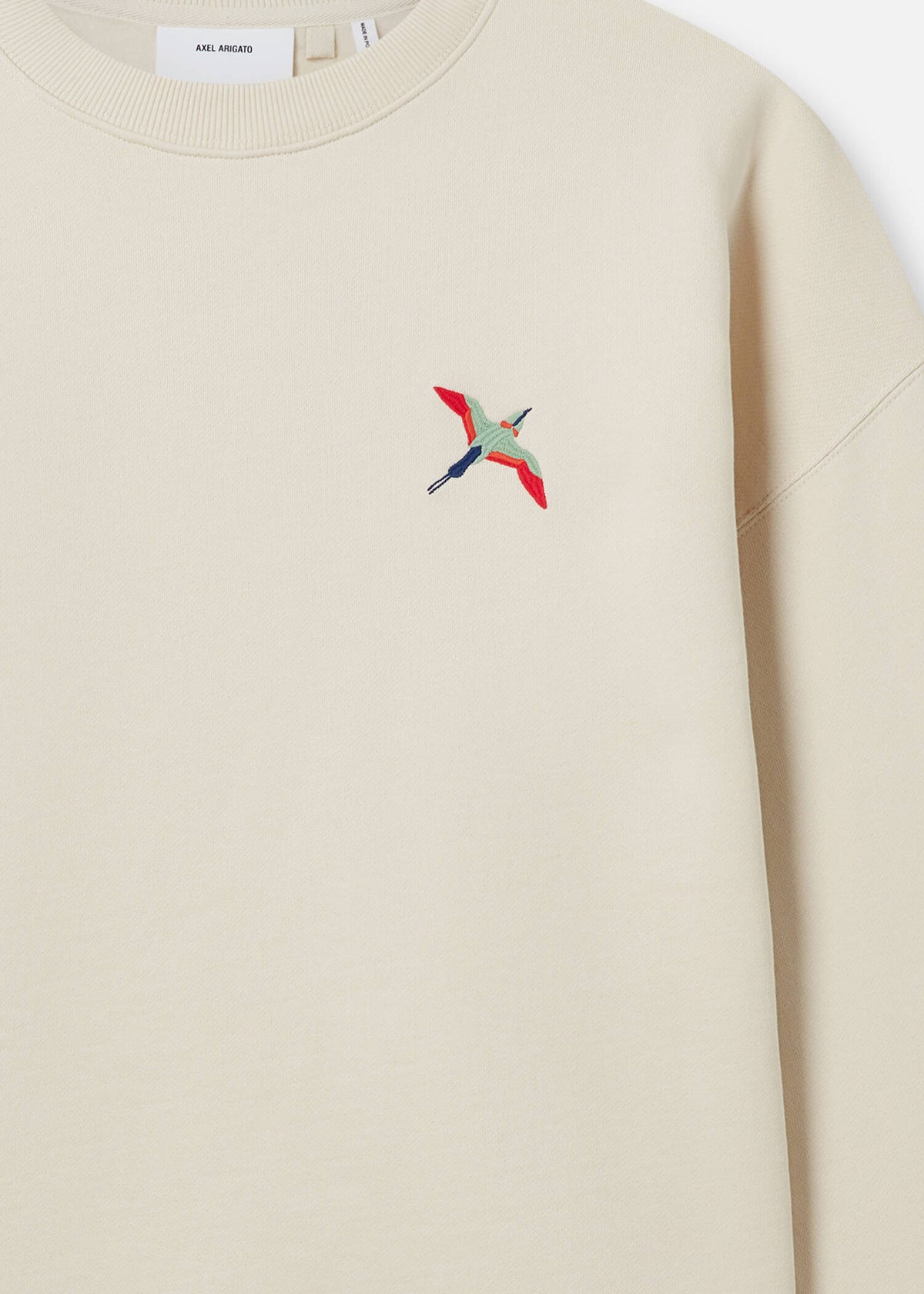 Bee Bird Sweatshirt - Pale Beige - image 3