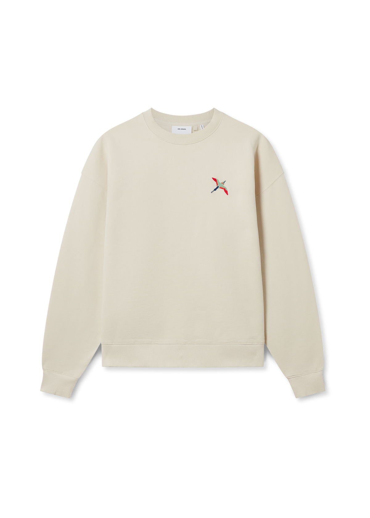 Bee Bird Sweatshirt - Pale Beige - image 1