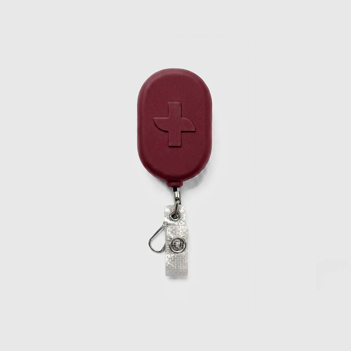 FIGS Logo Badge Reel - Burgundy