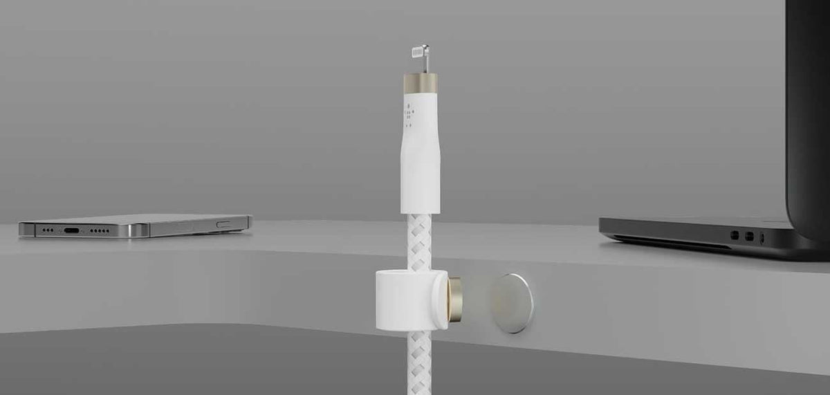 Belkin BOOST CHARGE 10 Feet White USB-C To Lightning Connector Cable - CAA011BT3MWH - image 7