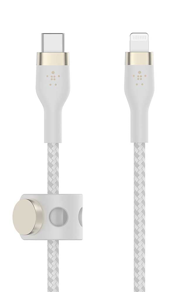 Belkin BOOST CHARGE 10 Feet White USB-C To Lightning Connector Cable - CAA011BT3MWH - image 1