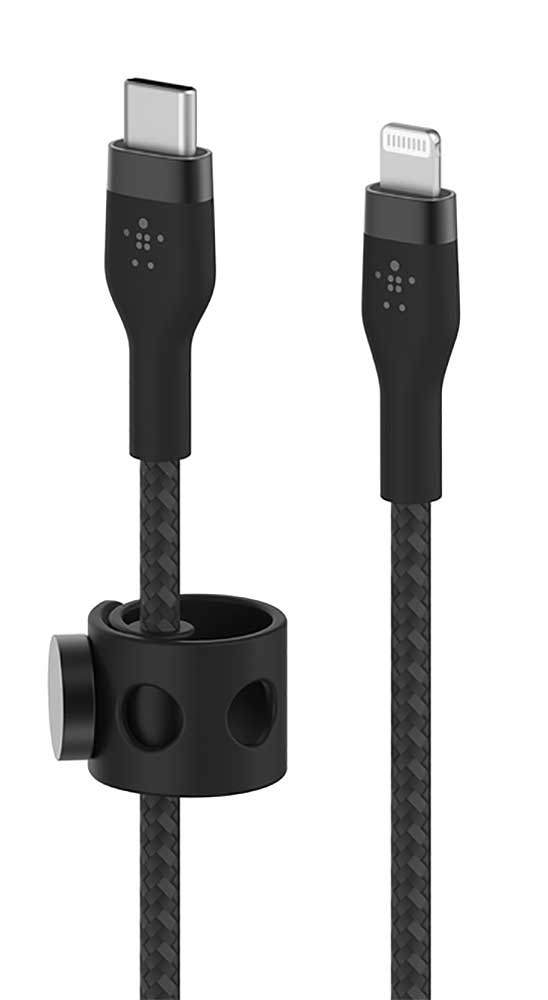 Belkin BOOST CHARGE 10 Feet Black USB-C To Lightning Connector Cable - CAA011BT3MBK - image 2