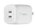 Belkin BOOST CHARGE Pro 45W Dual USB-C GaN Wall Charger With PPS - WCH011DQWH - image 1