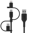 Belkin BoostCharge Black 3.3 Foot Universal Cable - CAC001BT1MBK - image 1