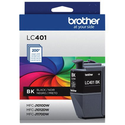 Brother Standard-Yield Black Ink Cartridge - LC401BKS - image 1