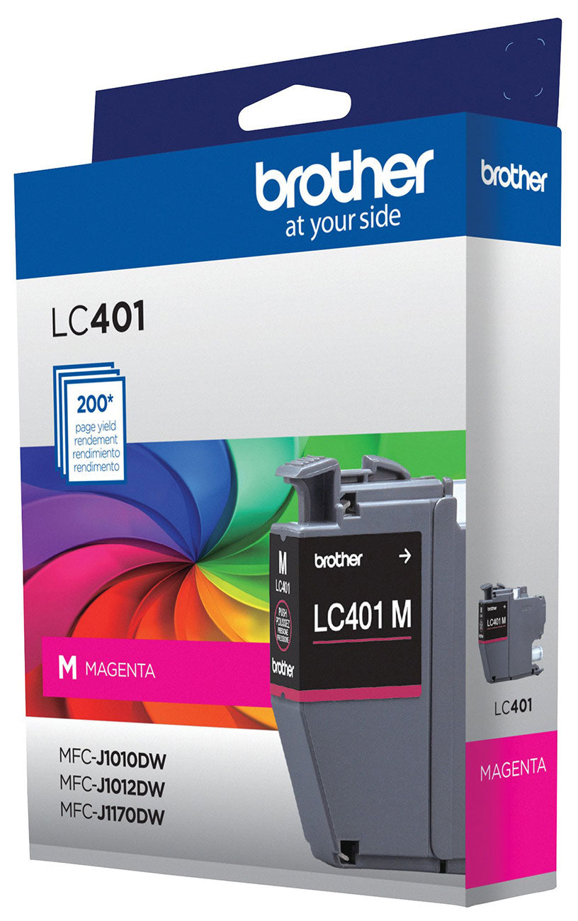 Brother Standard-Yield Magenta Ink Cartridge - LC401MS - image 3