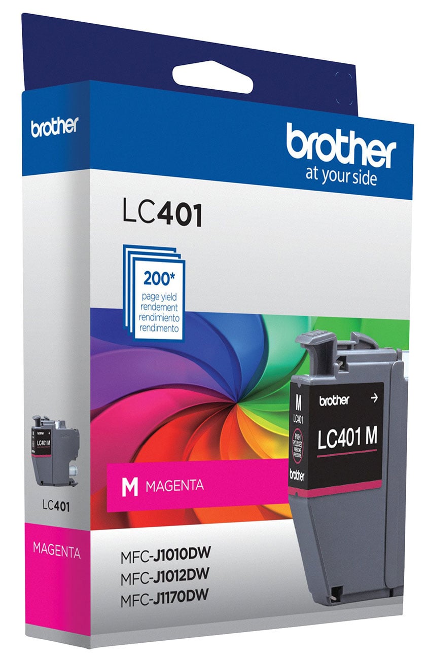 Brother Standard-Yield Magenta Ink Cartridge - LC401MS - image 2