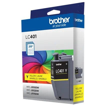 Brother Standard-Yield Yellow Ink Cartridge - LC401YS - image 3