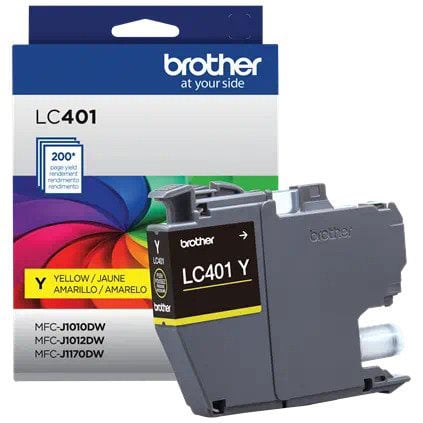 Brother Standard-Yield Yellow Ink Cartridge - LC401YS - image 5