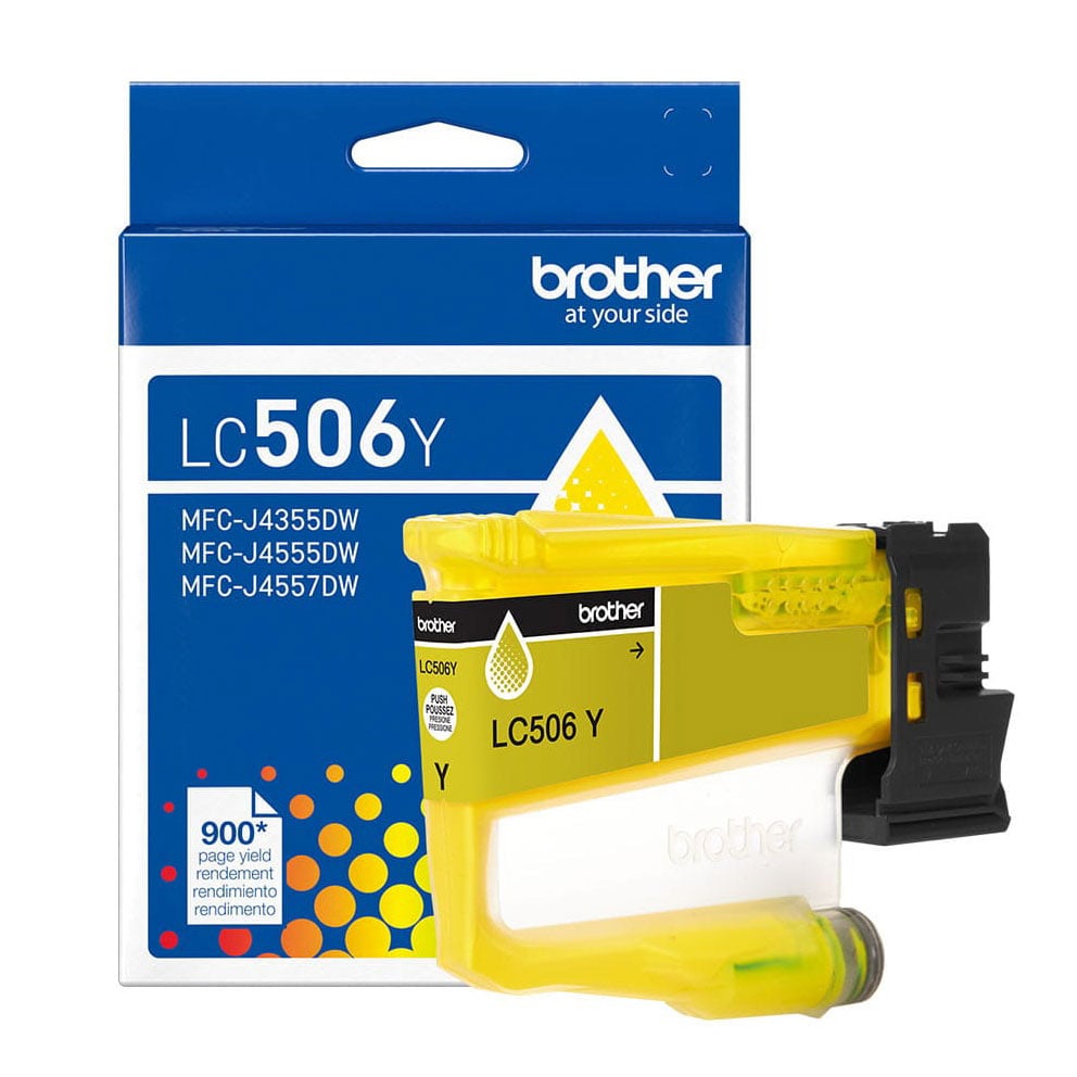 Brother Standard Yield Yellow Ink Cartridge - LC506YS - image 1