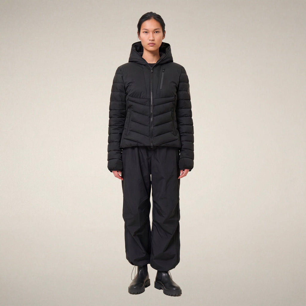 Women's Puffer Jacket Natasha in Black