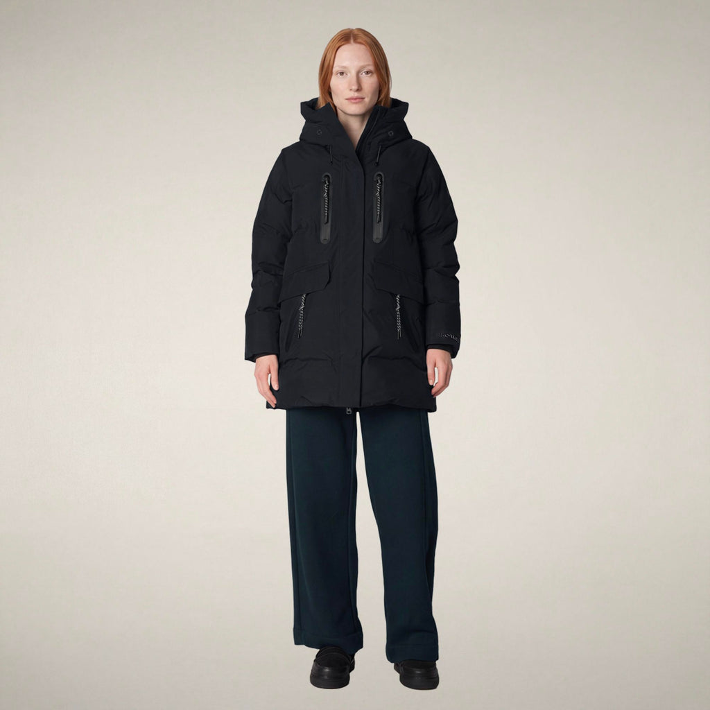 Women's parka K2 in black
