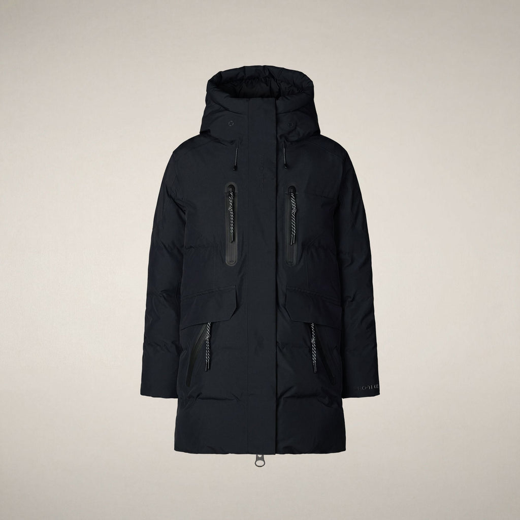 Women's parka K2 in black