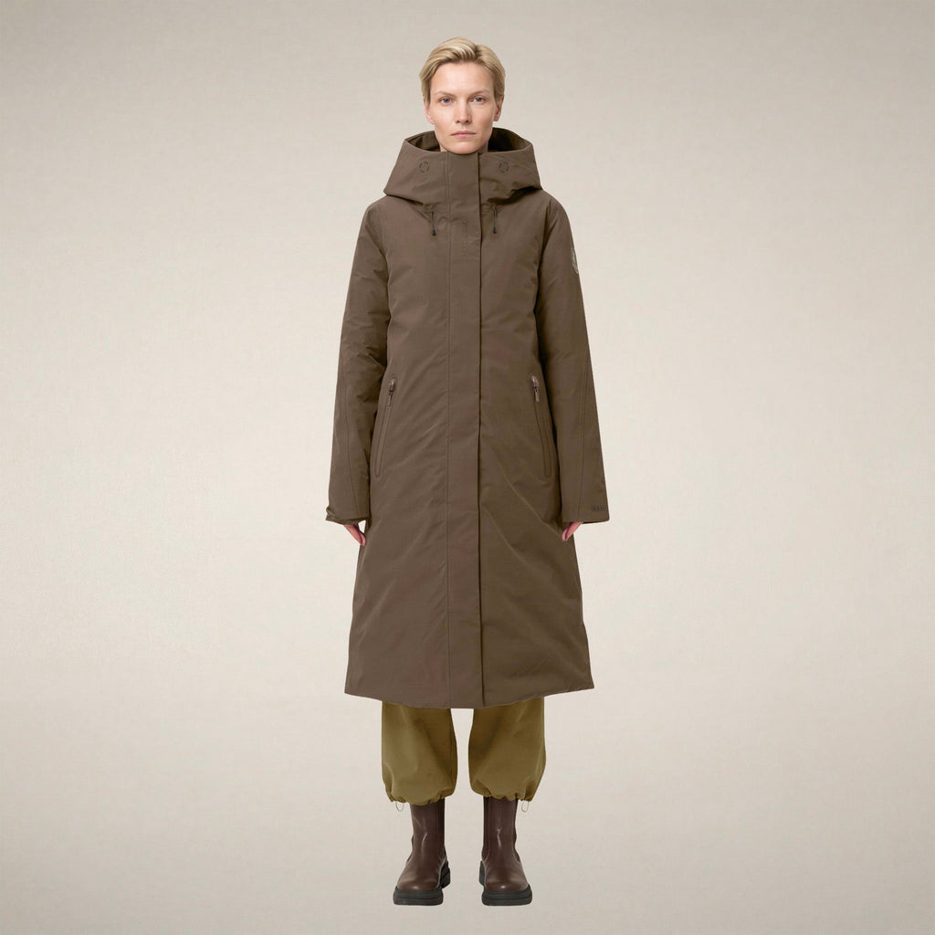 Women's Parka Kataina in Major Brown