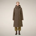 Women's Parka Kataina in Major Brown