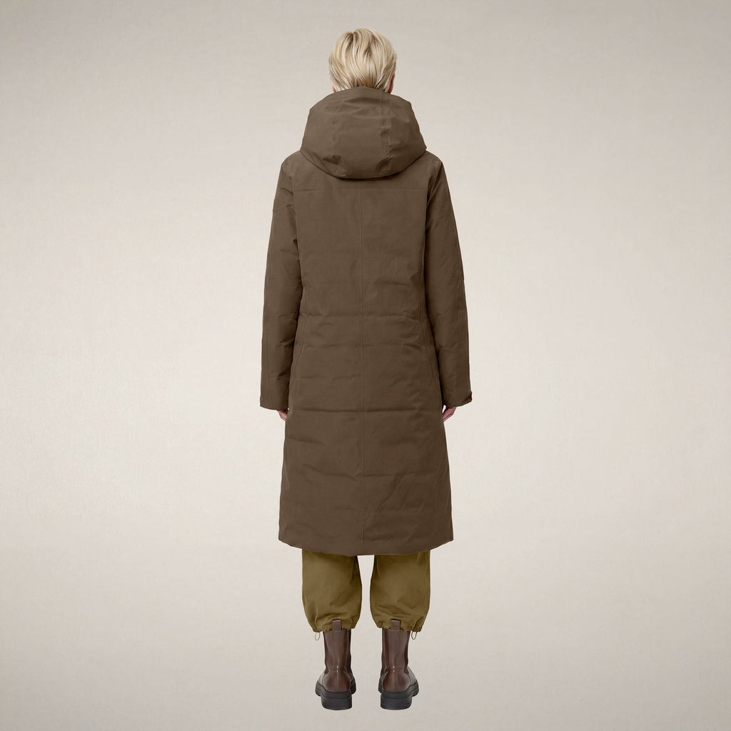 Women's Parka Kataina in Major Brown