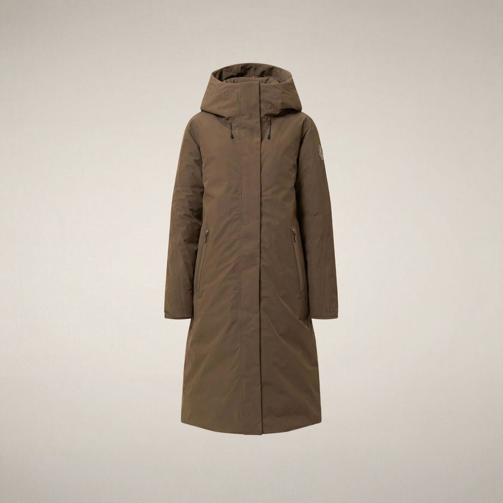 Women's Parka Kataina in Major Brown