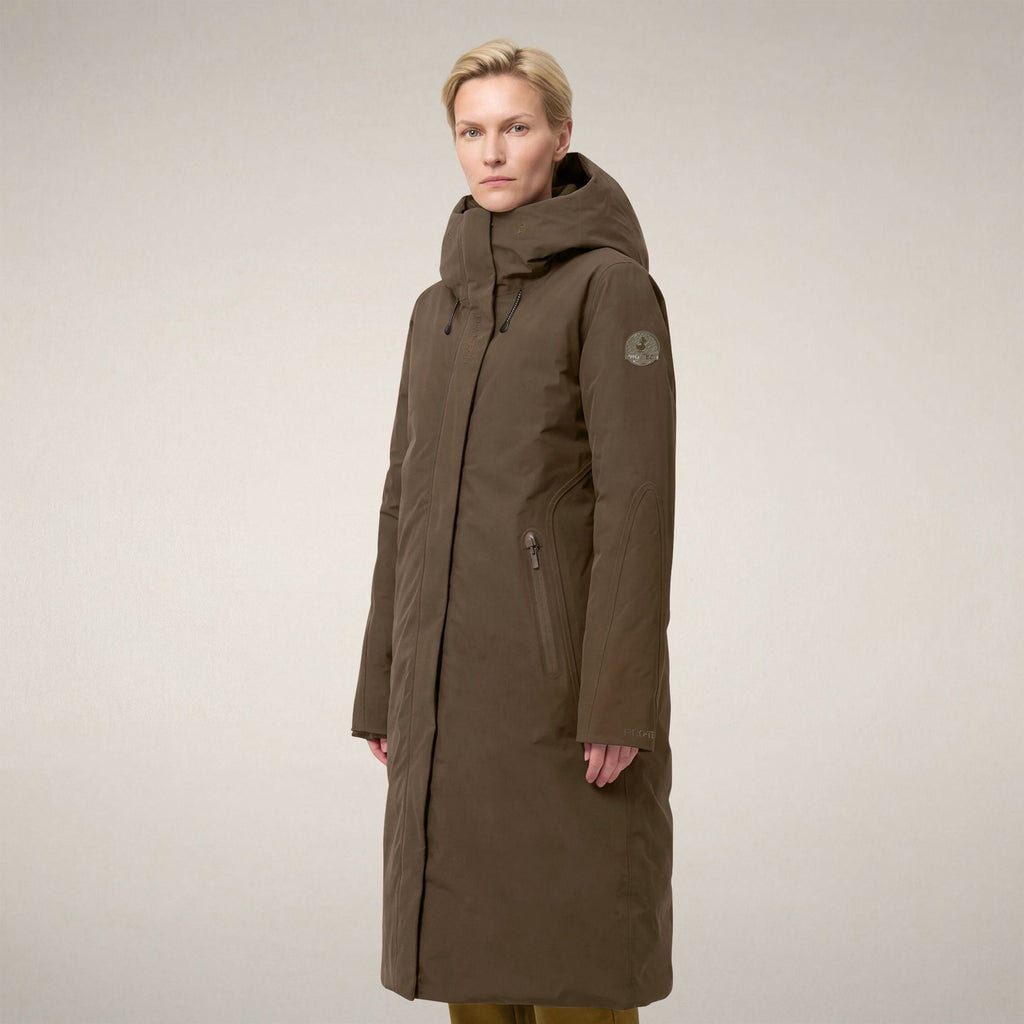 Women's Parka Kataina in Major Brown