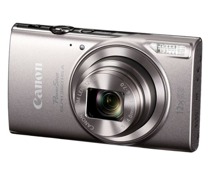Canon PowerShot ELPH 360 HS A 20.2 Megapixel Digital Camera In Silver - 7283C001 - image 2