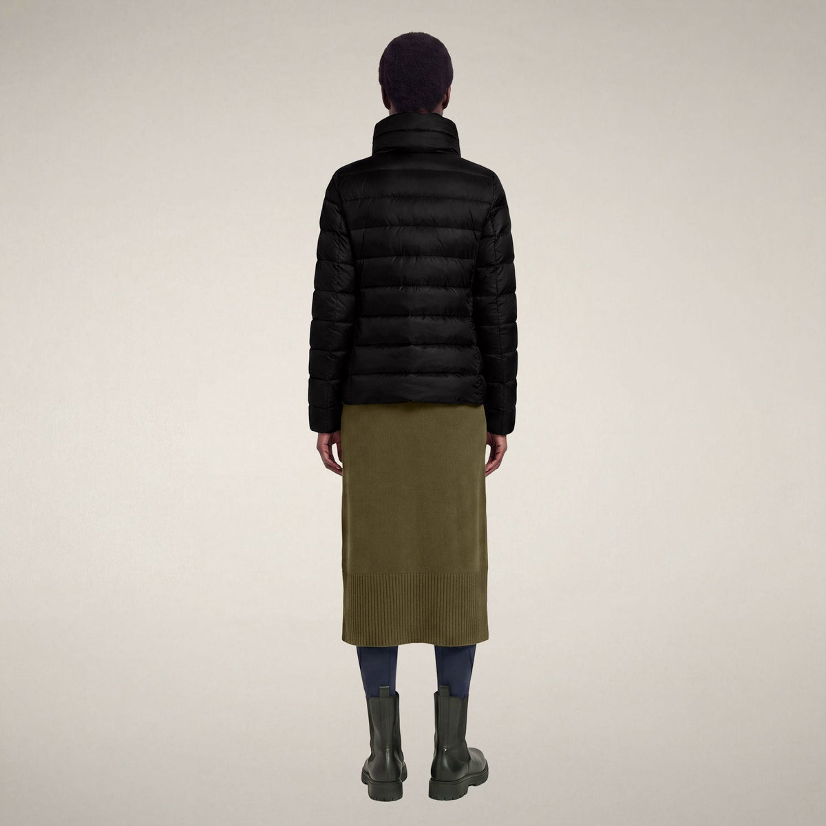 Women's Puffer Jacket Elsie in Black