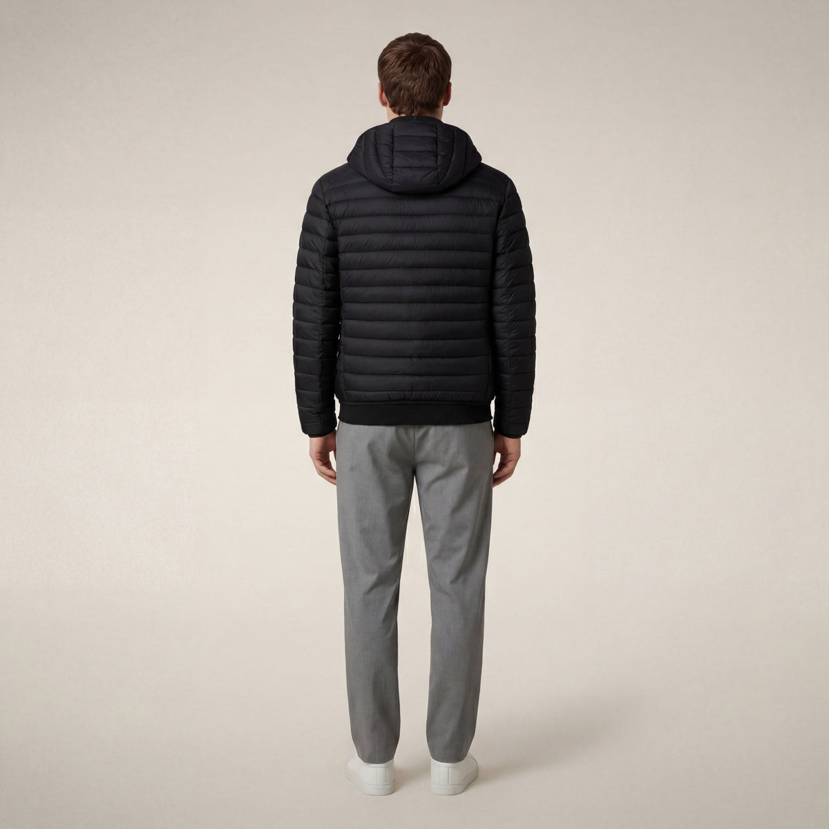 Men's puffer jacket Donald in black