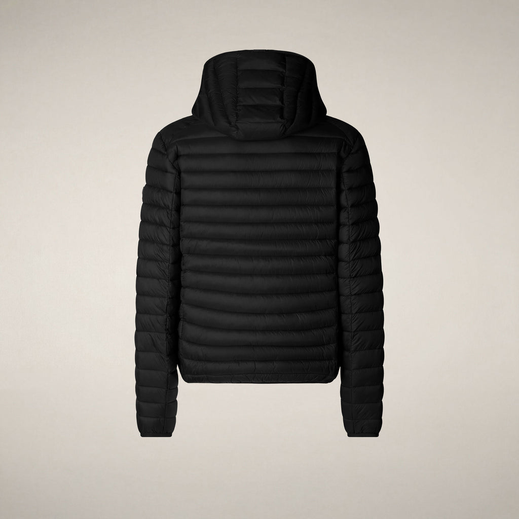 Men's puffer jacket Donald in black