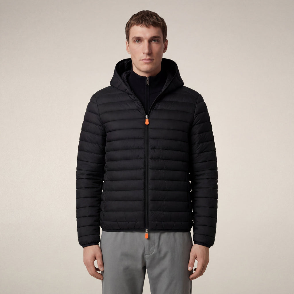 Men's puffer jacket Donald in black