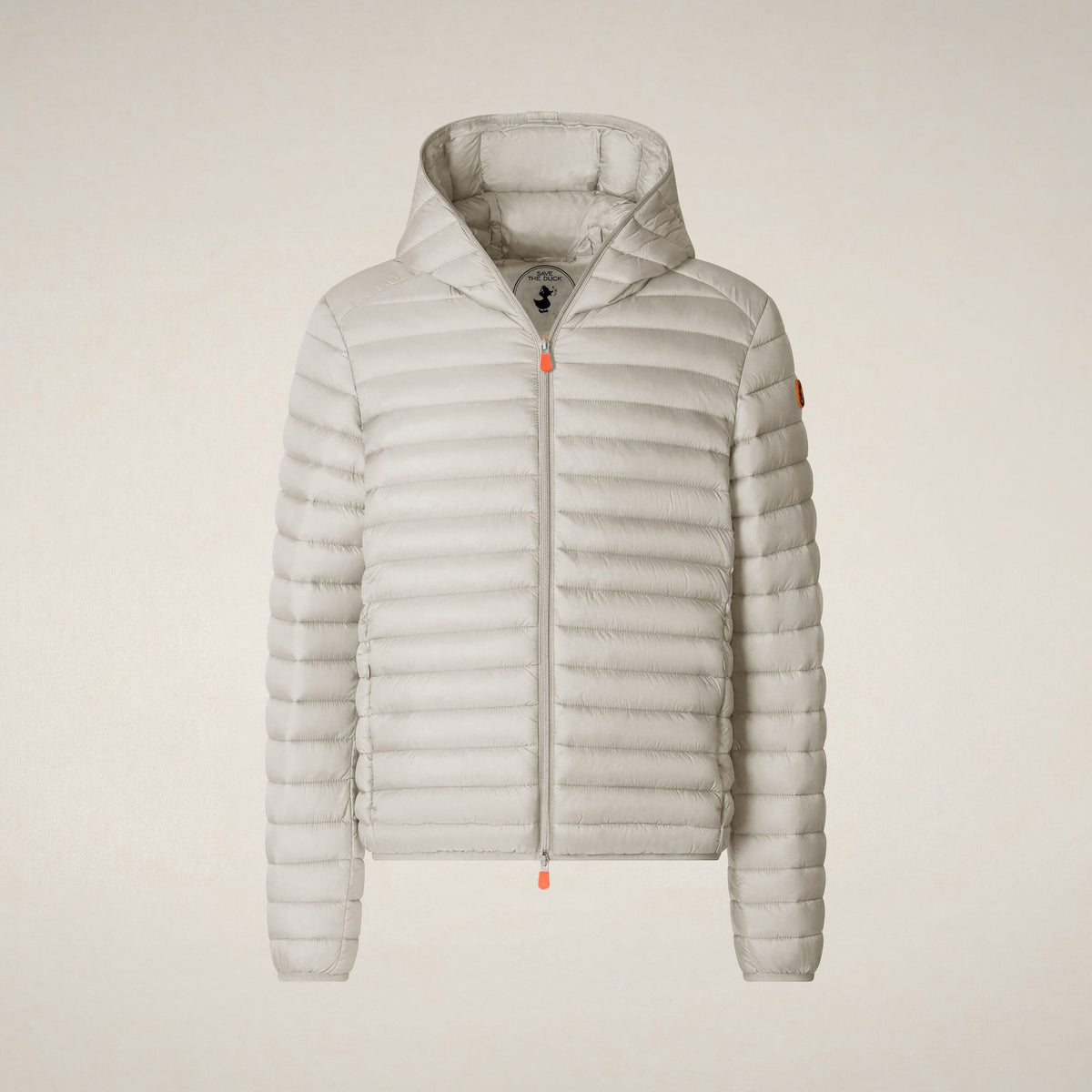 Men's puffer jacket Donald in rainy beige