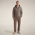 Men's puffer jacket Donald in elephant grey