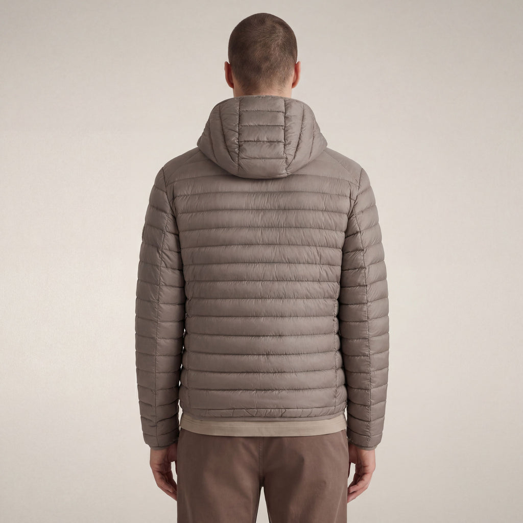 Men's puffer jacket Donald in elephant grey