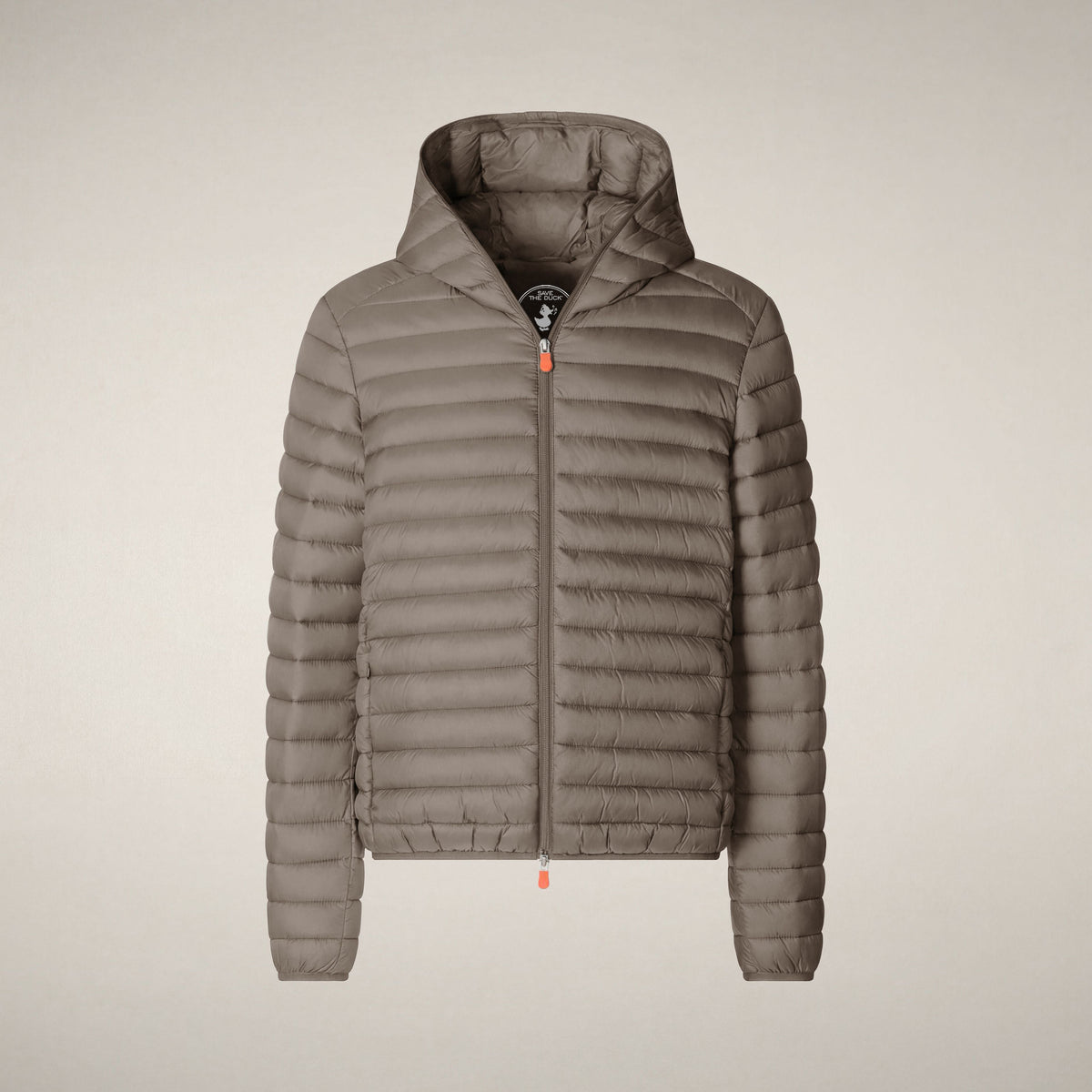 Men's puffer jacket Donald in elephant grey
