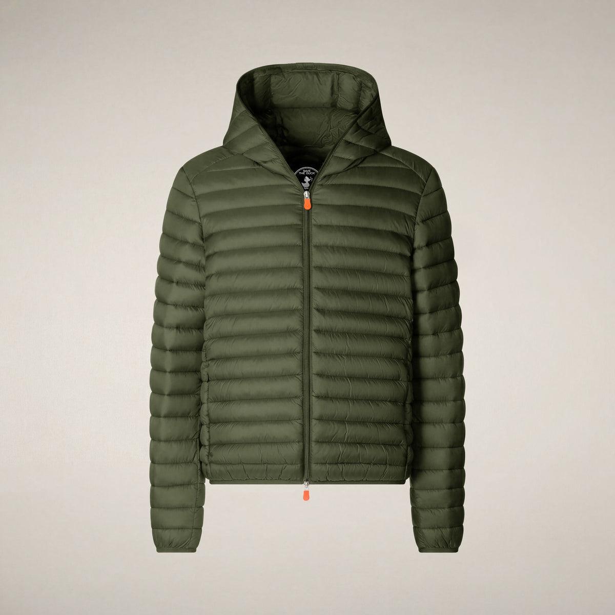 Man's puffer jacket Donald in dusty olive
