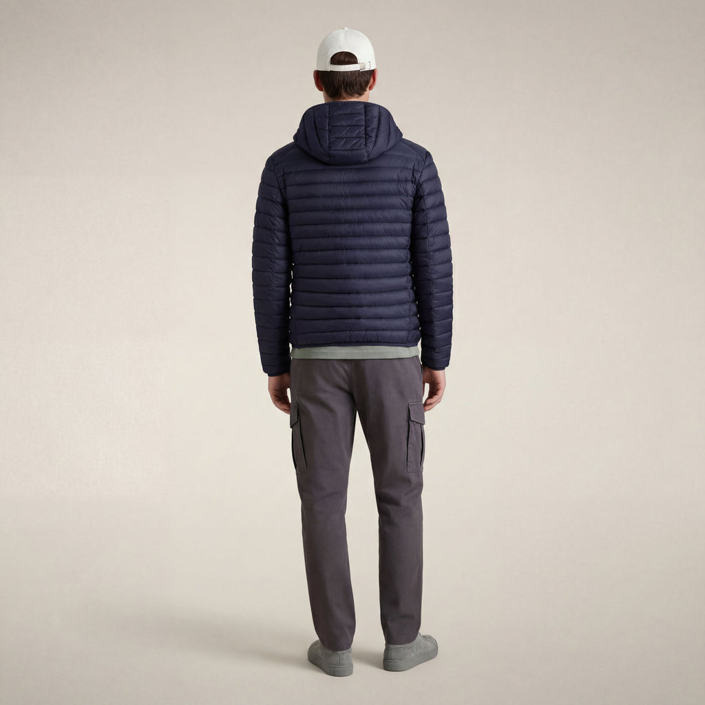 Men's puffer jacket Donald in navy blue
