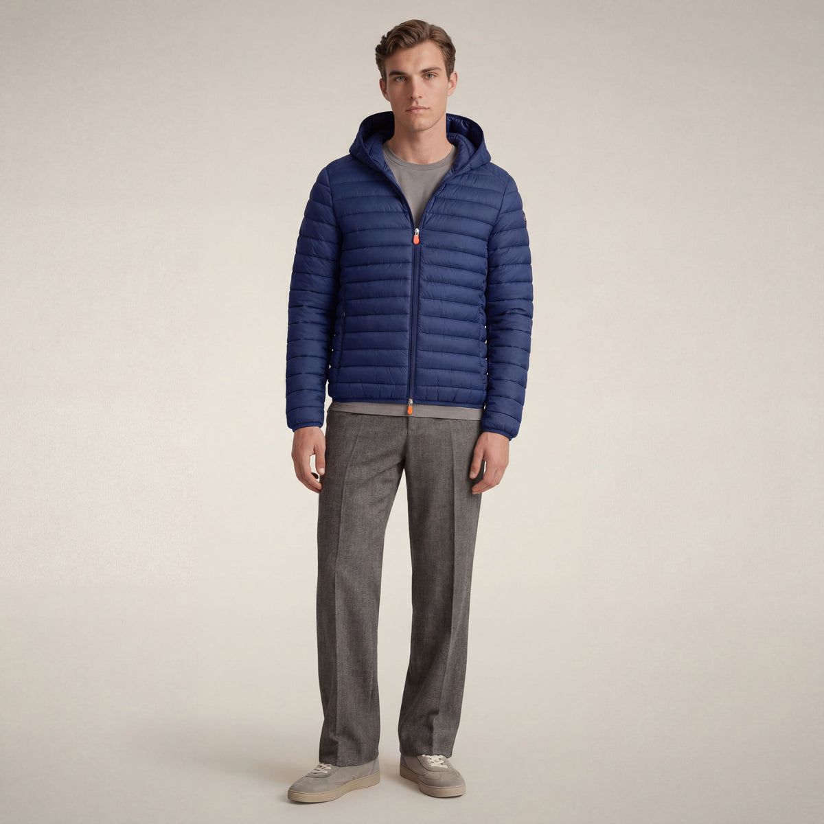 Men's puffer jacket Donald in eclipse blue