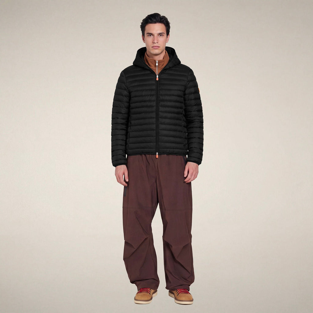 Men's Puffer Jacket Donald in Black