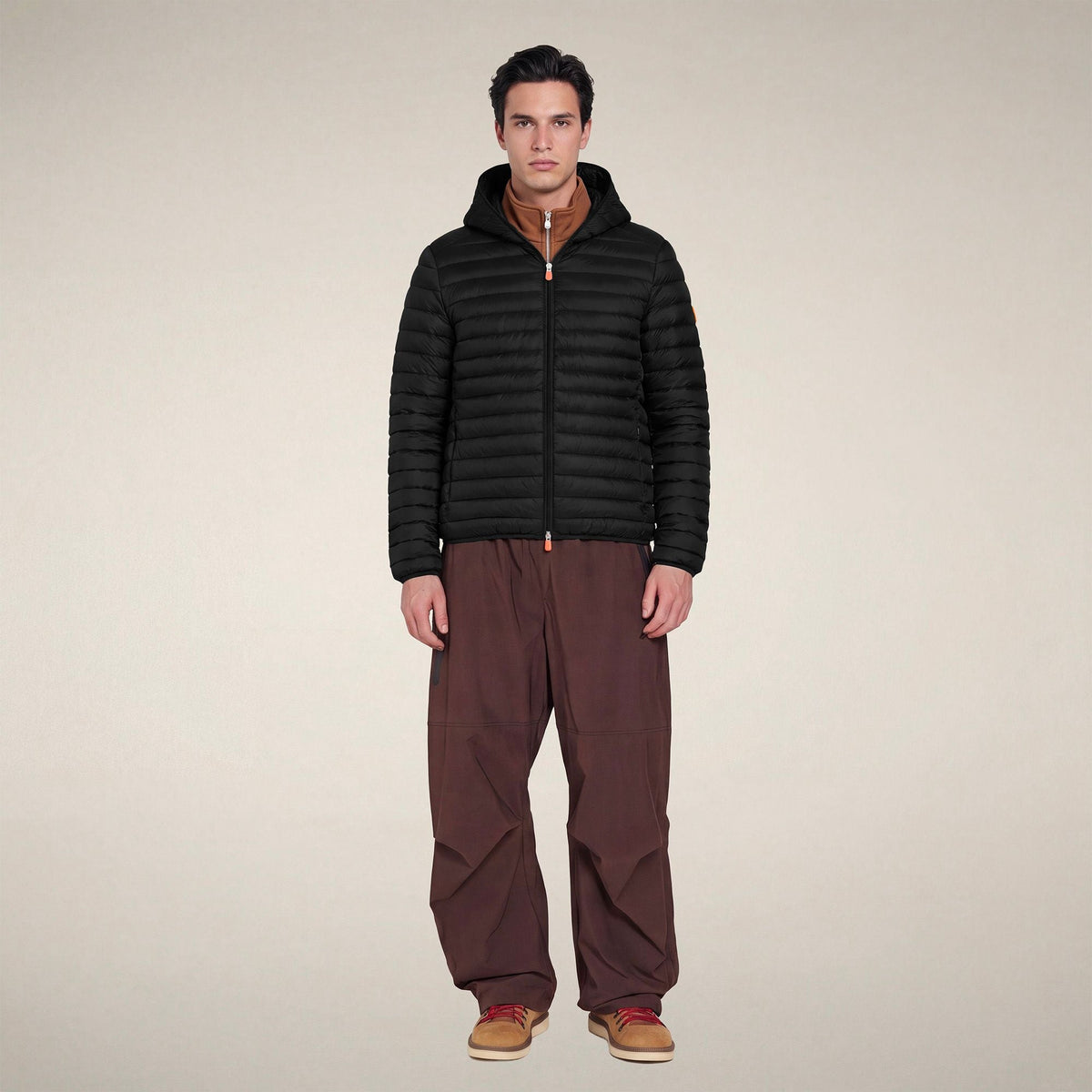 Men's Puffer Jacket Donald in Black